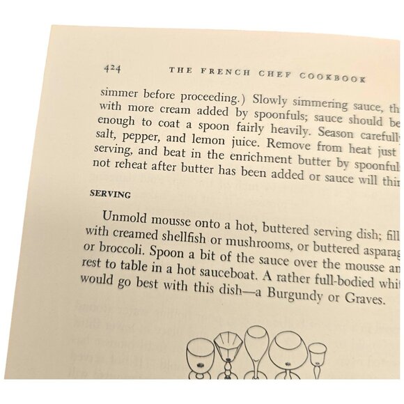 French Chef Cookbook By Julia Child 1968 1st Edition 2nd Printing Dust Jacket - Picture 12 of 16